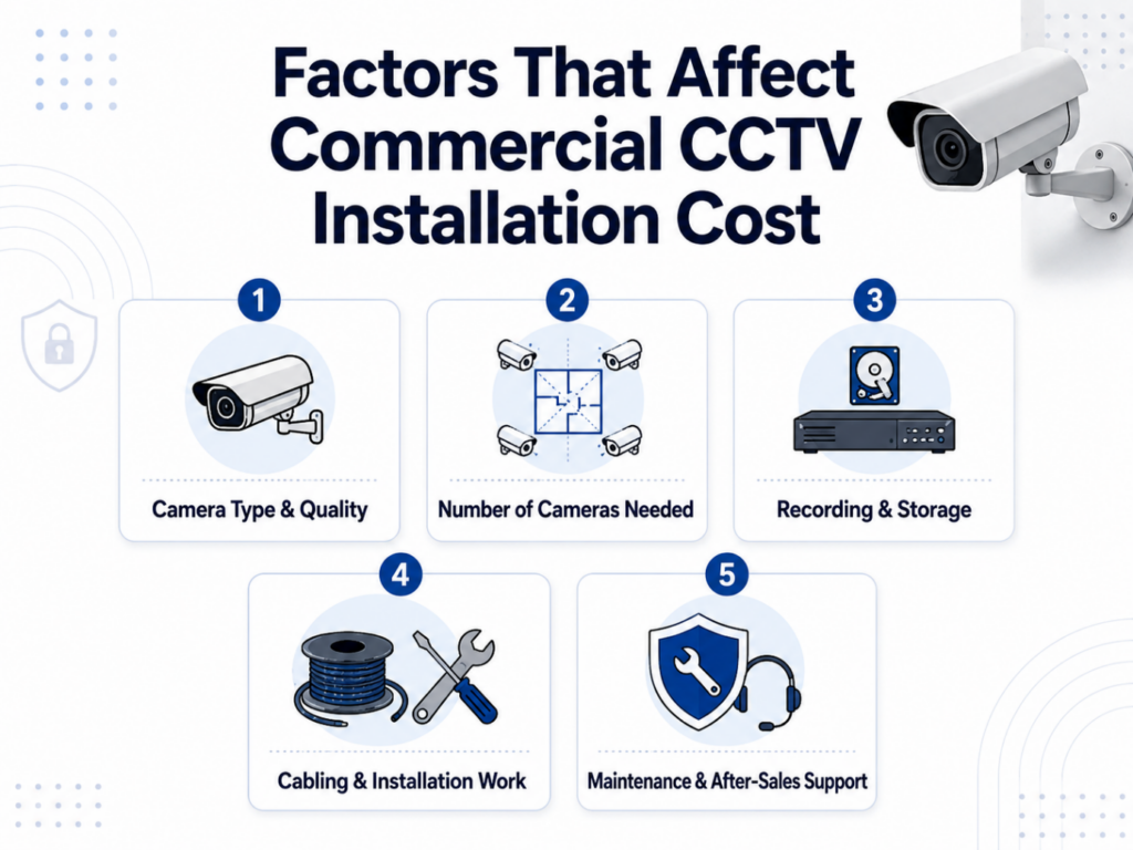 Factors of CCTV installation costs in Malaysia